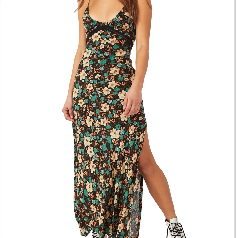 Free People Floral Maxi Dress